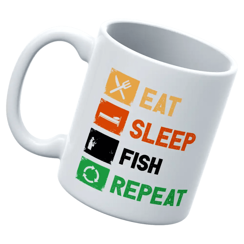 Eat Sleep Fishing Repeat 11oz Mug