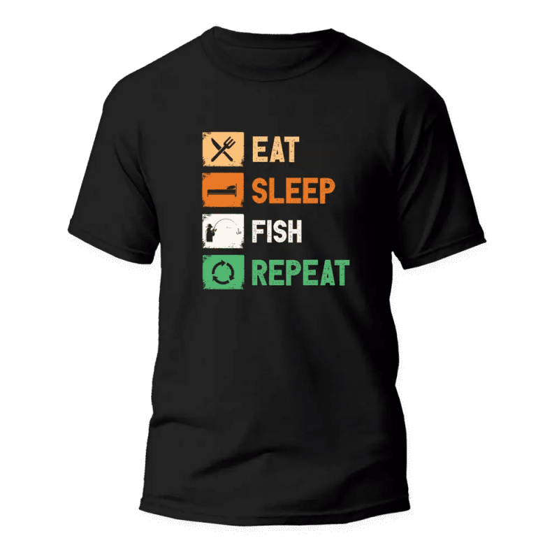 Eat Sleep Fishing Repeat Man T-Shirt