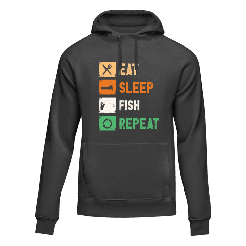 Eat Sleep Fishing Repeat Unisex Hoodie