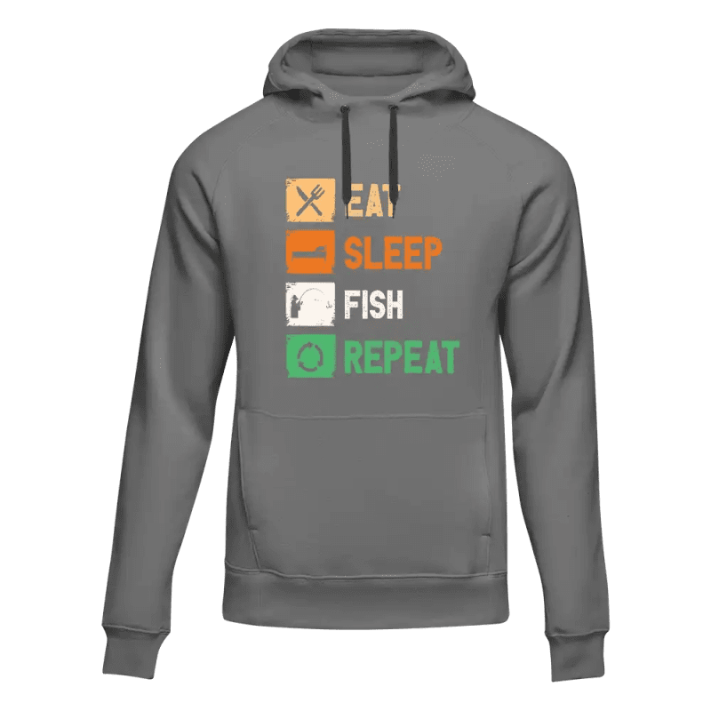 Eat Sleep Fishing Repeat Unisex Hoodie