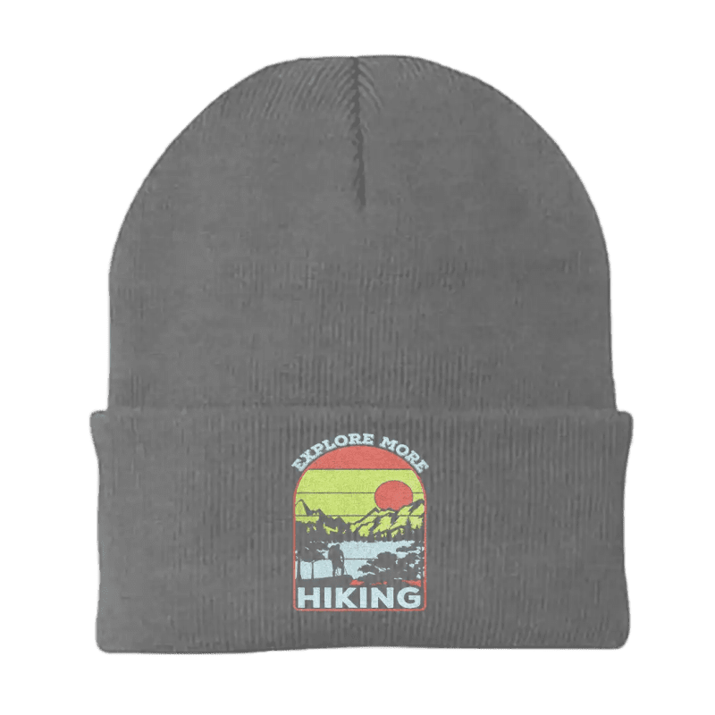 Explore More Hiking Embroidered Beanie