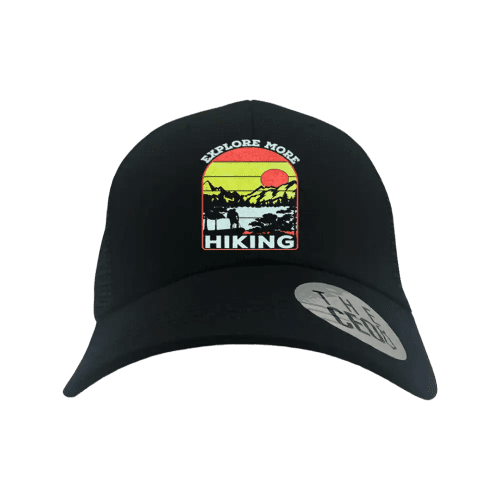 Explore More Hiking Embroidered Trucker Hat