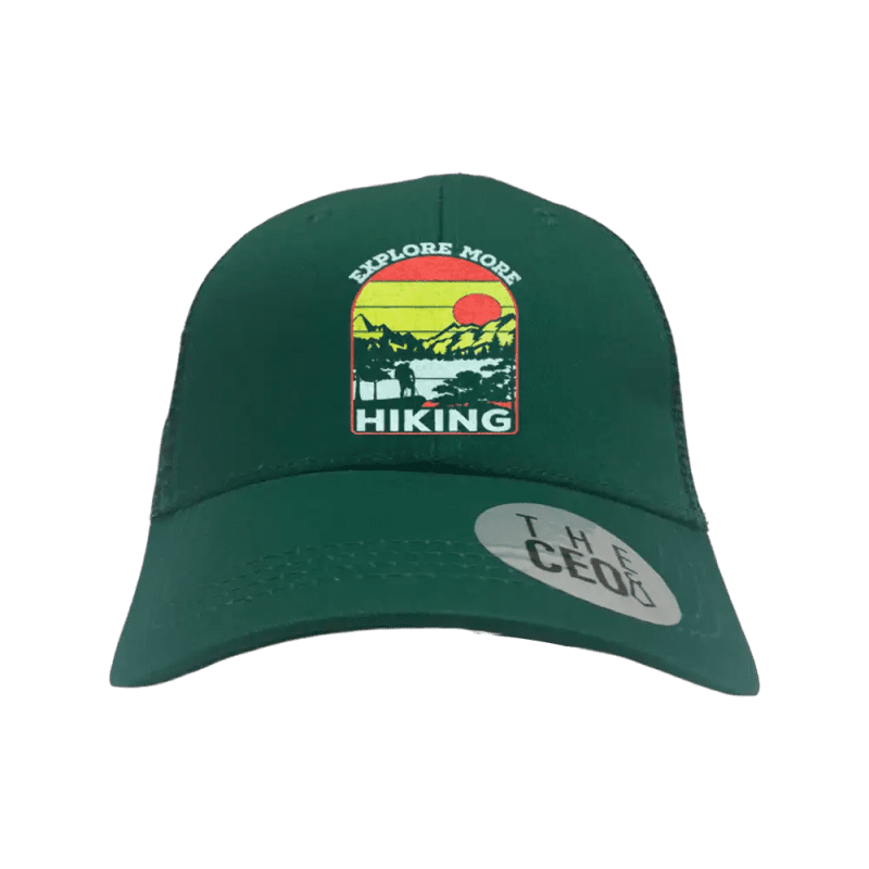 Explore More Hiking Embroidered Trucker Hat