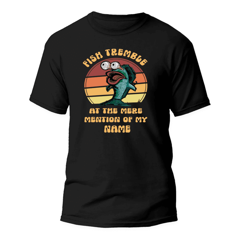 Fish Tremble Man T-Shirt