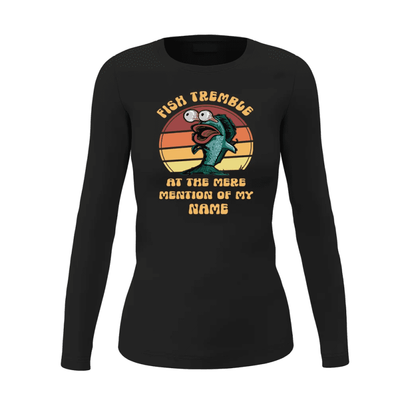 Fish Tremble Women Long Sleeve Shirt