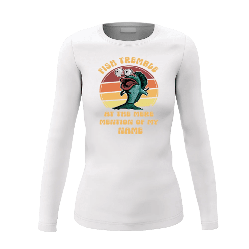 Fish Tremble Women Long Sleeve Shirt