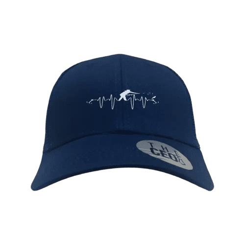 Fishing Heart Beat Embroidered Trucker Hat