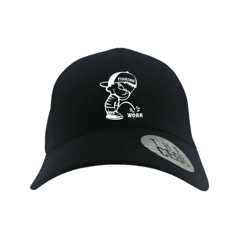 Fishing And Work Embroidered Trucker Hat