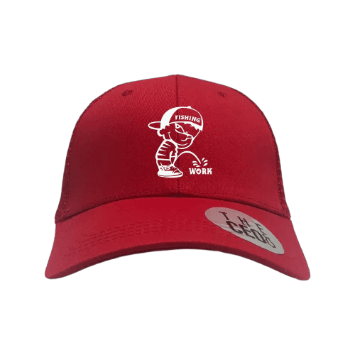 Fishing And Work Embroidered Trucker Hat