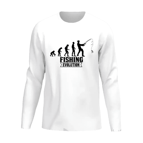 Fishing Evolution Men Long Sleeve Shirt