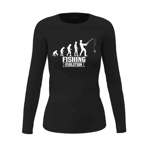 Fishing Evolution Women Long Sleeve Shirt