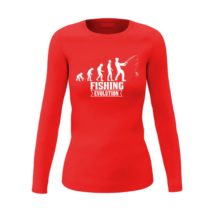 Fishing Evolution Women Long Sleeve Shirt