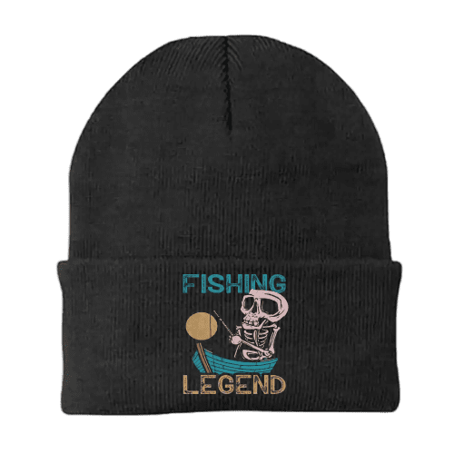 Fishing Legend Embroidered Beanie