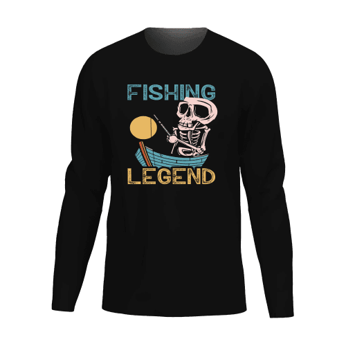 Fishing Legend Men Long Sleeve Shirt