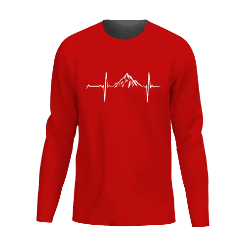 Heartbeat V1 Men Long Sleeve Shirt