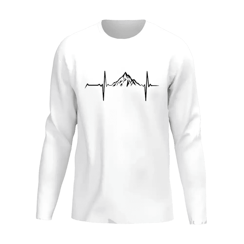 Heartbeat V1 Men Long Sleeve Shirt