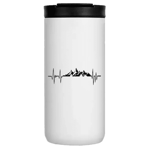 Heartbeat V2 14oz Tumbler White