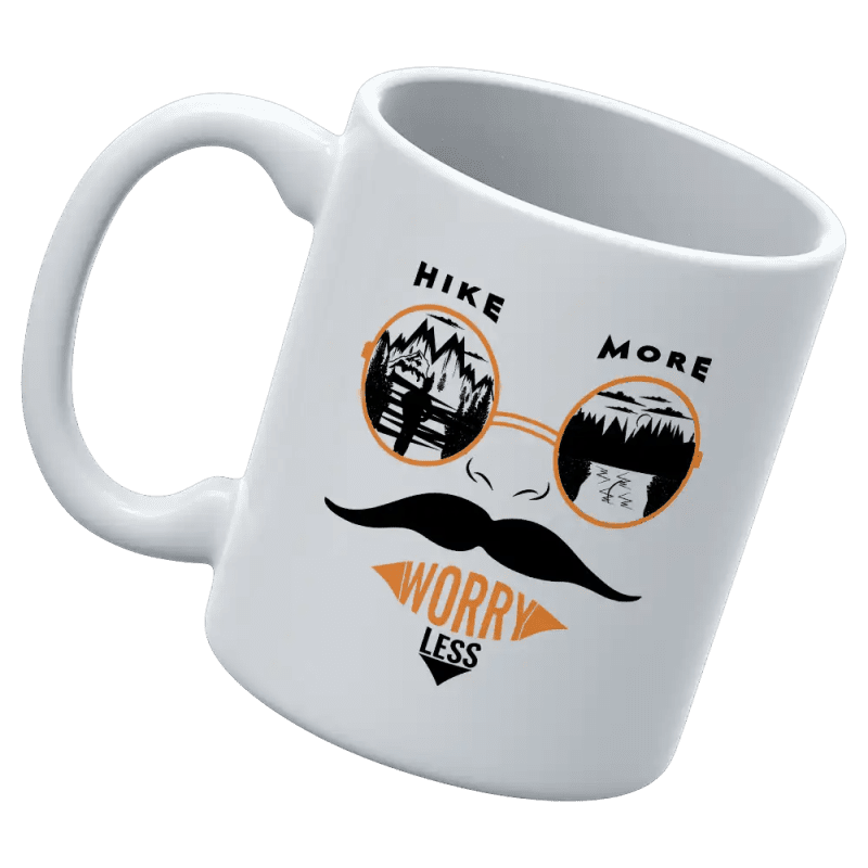 Hike More Worry Less 11oz Mug