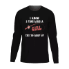 I Fish Like A Girl Men Long Sleeve Shirt