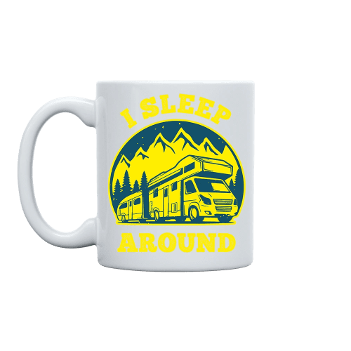 I sleep around 11oz mug white