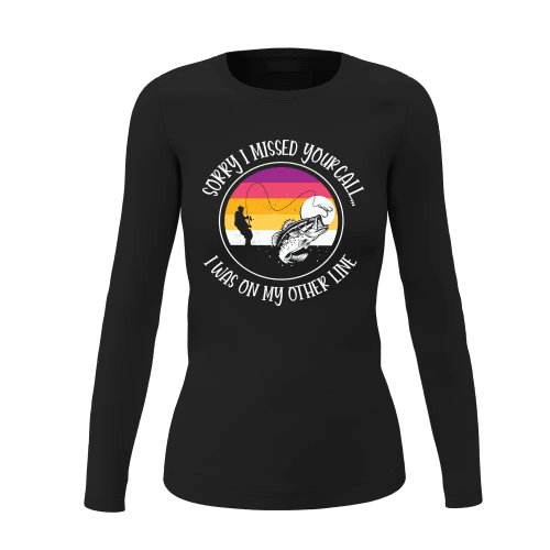 I Was On Another Line Women Long Sleeve Shirt