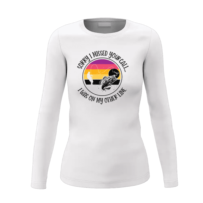 I Was On Another Line Women Long Sleeve Shirt