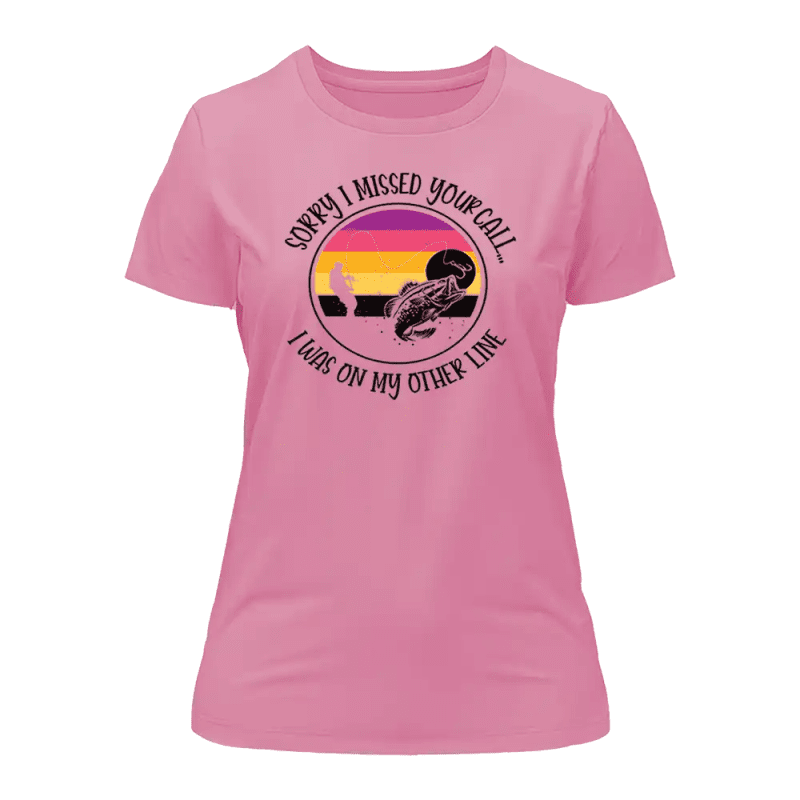 I Was On Another Line T-Shirt for Women