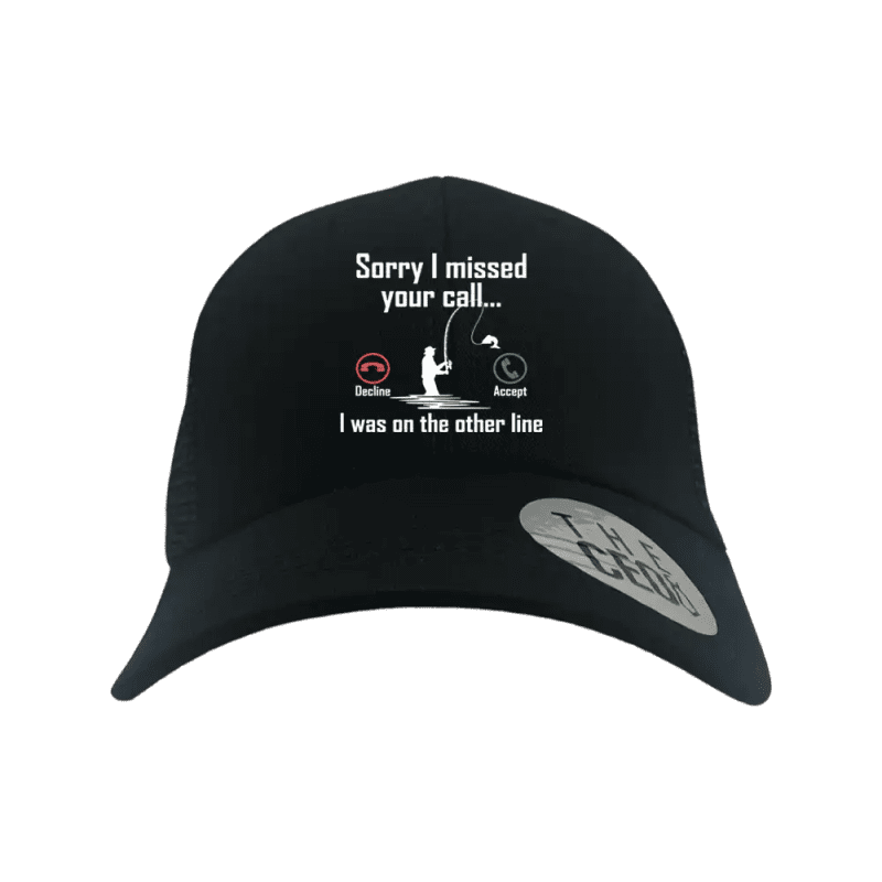 I Was On Another Line v2 Embroidered Trucker Hat