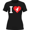 I Love Snowboarding T-Shirt for Women