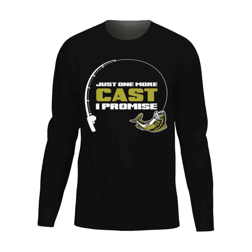 Just One More Cast Men Long Sleeve Shirt