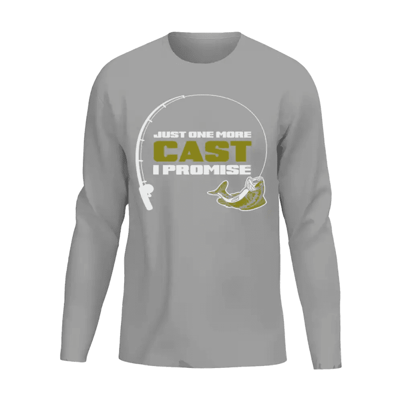 Just One More Cast Men Long Sleeve Shirt