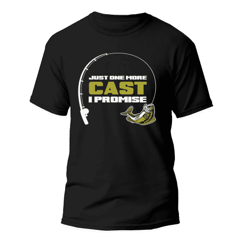 Just One More Cast Man T-Shirt