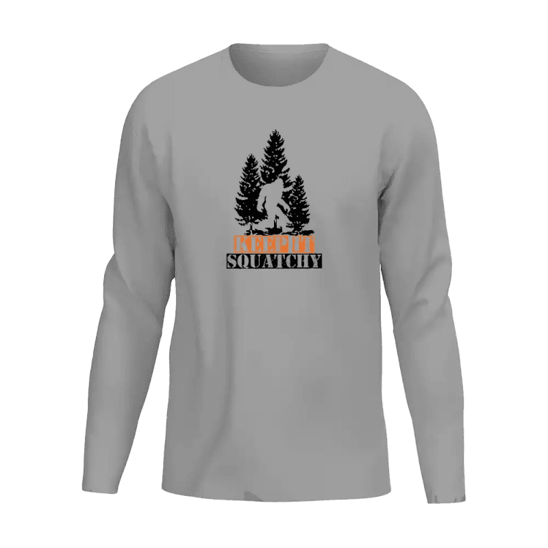 Keep It Squatchy Men Long Sleeve Shirt