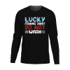 Lucky Fishing Shirt Men Long Sleeve Shirt