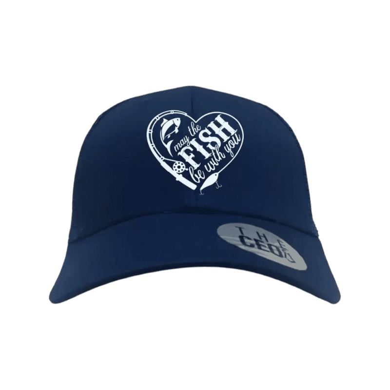 May The Fish Be With You Embroidered Trucker Hat