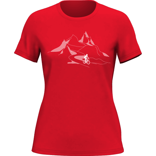 MountainCyclingwomant shirtRED