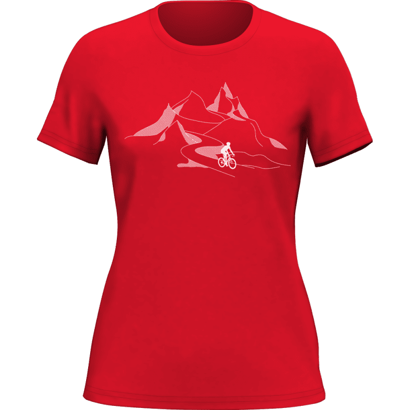 MountainCyclingwomant shirtRED