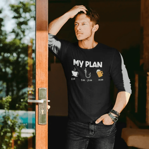 My plan men longsleeve black model