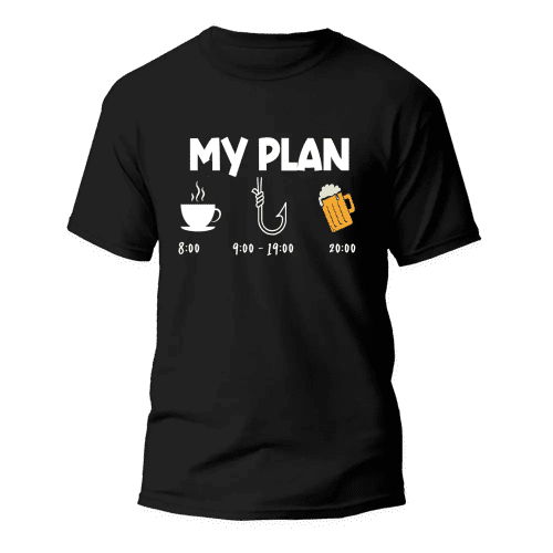 My Fishing Plan Man T-Shirt