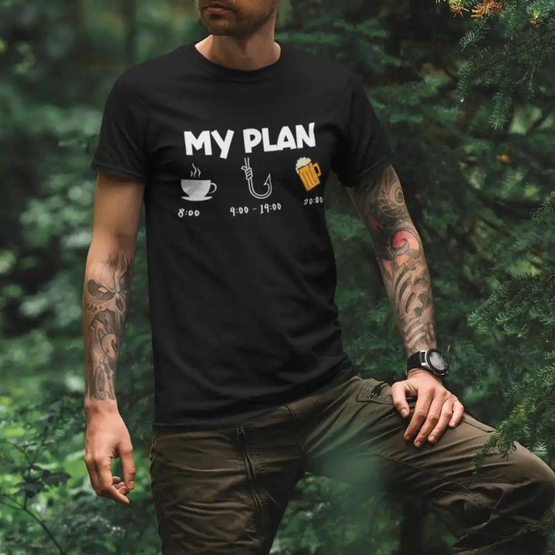 My plan men t shirt black model