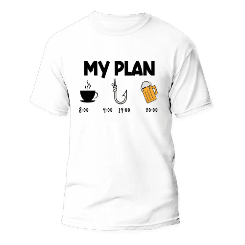 My Fishing Plan Man T-Shirt