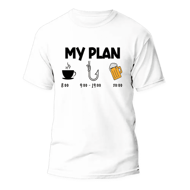 My Fishing Plan Man T-Shirt