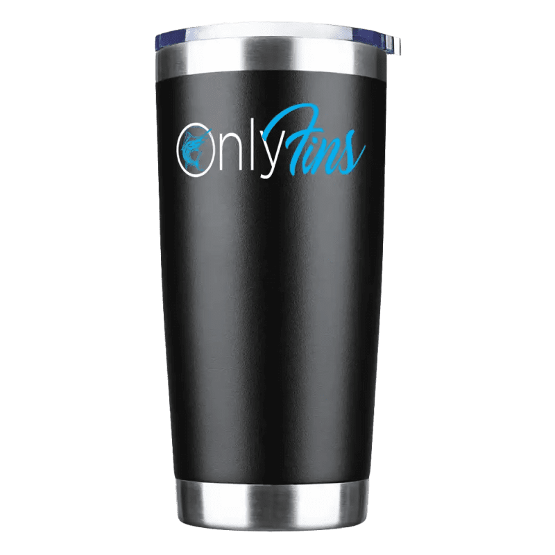 Only fins 20oz Insulated Vacuum Sealed Tumbler Black