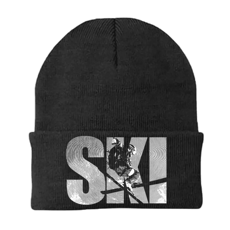 Ski2beanieBLACK