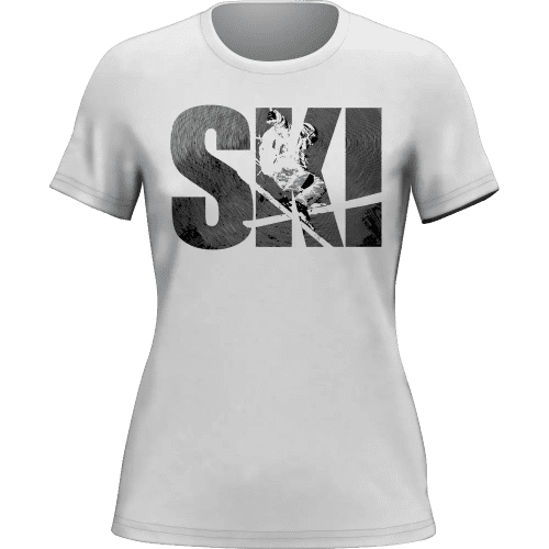 Ski2womant shirtWHITE