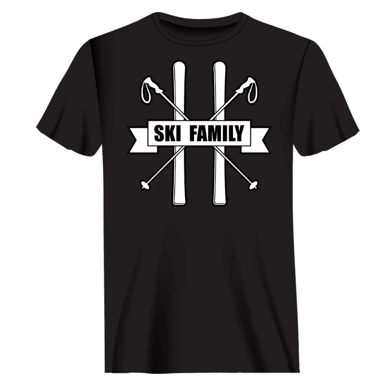 SkiFamilymant shirtBLACK