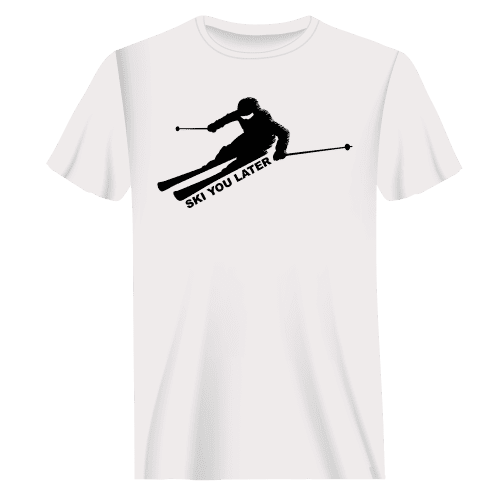 SkiYouLatermant shirtWHITE