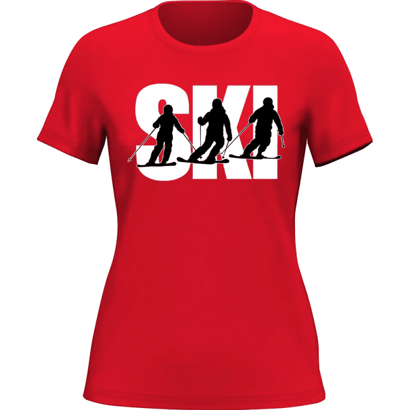 Skiwomant shirtRED