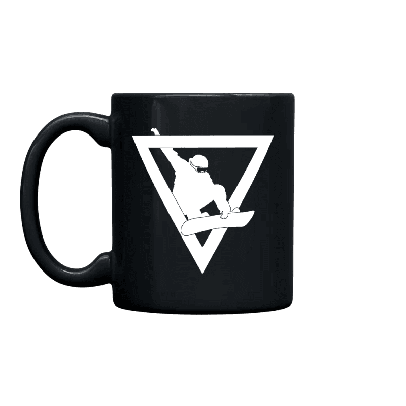 Snowboarder Geometry 11oz Coffee Mug