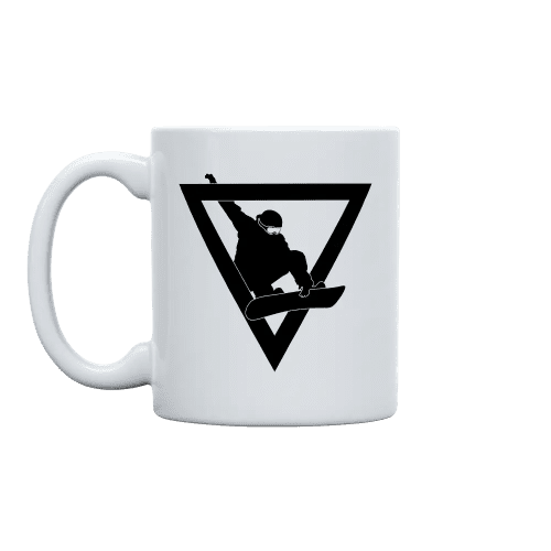 Snowboarder Geometry 11oz Coffee Mug